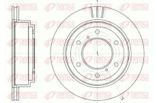 Brzdový kotouč REMSA 6955.10