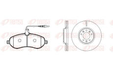 Souprava brzd, koutocova brzda REMSA 81292.00