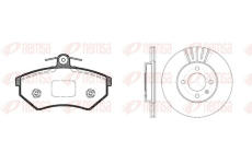 Souprava brzd, kotoučová brzda REMSA 8134.00