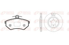 Souprava brzd, kotoučová brzda REMSA 8134.02