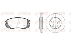 Souprava brzd, koutocova brzda REMSA 81385.00
