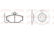 Souprava brzd, kotoučová brzda REMSA 8141.02