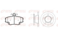 Souprava brzd, koutocova brzda REMSA 8142.00
