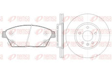 Souprava brzd, koutocova brzda REMSA 81431.00