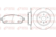 Souprava brzd, koutocova brzda REMSA 81432.00