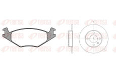 Souprava brzd, kotoučová brzda REMSA 8171.02