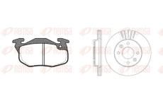 Souprava brzd, kotoučová brzda REMSA 8192.02