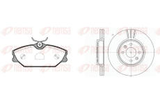 Souprava brzd, kotoučová brzda REMSA 8208.02