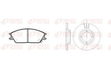 Souprava brzd, kotoučová brzda REMSA 8224.00