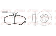 Souprava brzd, koutocova brzda REMSA 8261.00