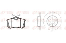 Souprava brzd, koutocova brzda REMSA 8263.04