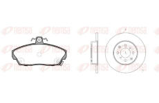 Souprava brzd, kotoučová brzda REMSA 8337.00