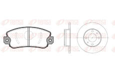 Souprava brzd, kotoučová brzda REMSA 8372.00
