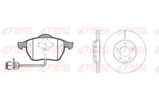 Souprava brzd, kotoučová brzda REMSA 8390.01