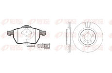 Souprava brzd, kotoučová brzda REMSA 8390.06