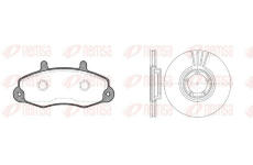 Souprava brzd, kotoučová brzda REMSA 8391.00