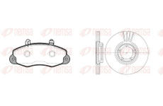 Souprava brzd, kotoučová brzda REMSA 8391.01