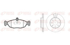 Souprava brzd, kotoučová brzda REMSA 8393.02