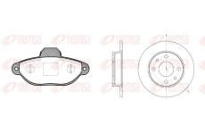 Souprava brzd, kotoučová brzda REMSA 8414.00