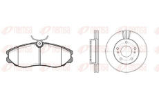Souprava brzd, kotoučová brzda REMSA 8462.00