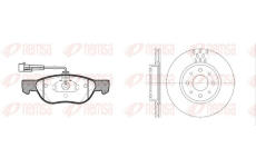 Souprava brzd, kotoučová brzda REMSA 8587.01