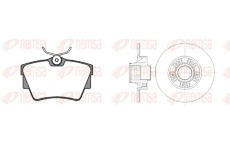 Souprava brzd, koutocova brzda REMSA 8591.20