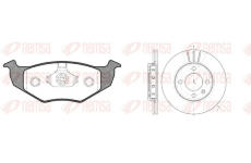 Souprava brzd, kotoučová brzda REMSA 8609.02