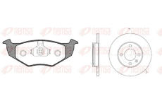 Souprava brzd, kotoučová brzda REMSA 8609.03