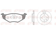 Souprava brzd, kotoučová brzda REMSA 8609.04
