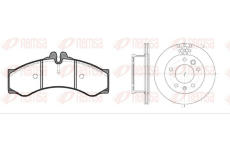 Souprava brzd, kotoučová brzda REMSA 8614.00