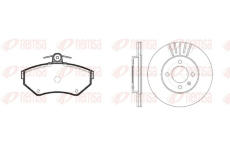 Souprava brzd, kotoučová brzda REMSA 8631.00