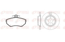 Souprava brzd, kotoučová brzda REMSA 8631.02