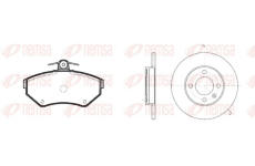 Souprava brzd, kotoučová brzda REMSA 8631.03