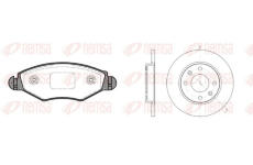 Souprava brzd, kotoučová brzda REMSA 8643.04