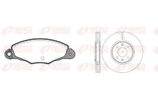 Souprava brzd, koutocova brzda REMSA 8659.00