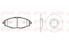 Souprava brzd, kotoučová brzda REMSA 8696.00