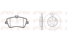Souprava brzd, kotoučová brzda REMSA 8768.00