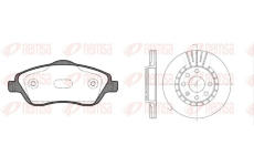 Souprava brzd, kotoučová brzda REMSA 8774.04