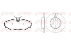 Souprava brzd, koutocova brzda REMSA 8834.01