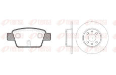 Souprava brzd, kotoučová brzda REMSA 8861.00