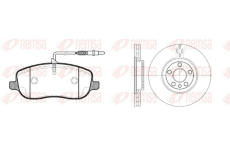 Souprava brzd, koutocova brzda REMSA 8879.00