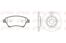 Souprava brzd, kotoučová brzda REMSA 8976.01