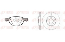 Souprava brzd, koutocova brzda REMSA 8984.00