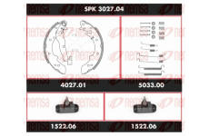 Souprava brzd, bubnová brzda REMSA SPK 3027.04