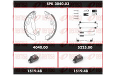 Souprava brzd, bubnová brzda REMSA SPK 3040.03