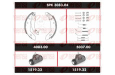 Souprava brzd, bubnova brzda REMSA SPK 3083.04