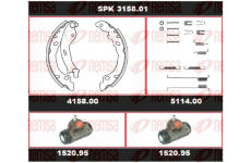 Souprava brzd, bubnová brzda REMSA SPK 3158.01