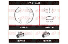Souprava brzd, bubnová brzda REMSA SPK 3169.05