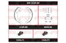 Souprava brzd, bubnová brzda REMSA SPK 3169.09