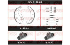 Souprava brzd, bubnova brzda REMSA SPK 3180.02